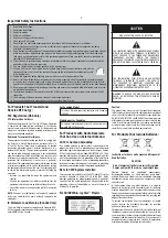 Предварительный просмотр 2 страницы Harman JBL Club-5501 Service Manual