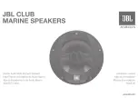 Harman JBL CLUB Series Installation Manual preview