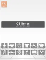 Предварительный просмотр 1 страницы Harman JBL CS Series Application Manual