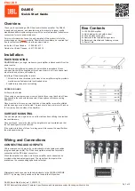 Harman JBL DA850 Quick Start Manual preview