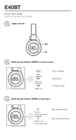 Preview for 4 page of Harman JBL E40BT Quick Start Manual