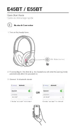 Preview for 4 page of Harman JBL E45BT Quick Start Manual