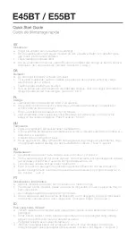 Preview for 17 page of Harman JBL E45BT Quick Start Manual