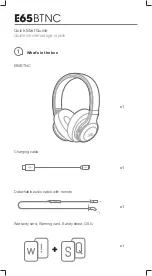 Preview for 3 page of Harman JBL E65BTNC Quick Start Manual