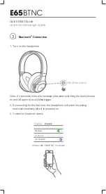 Preview for 5 page of Harman JBL E65BTNC Quick Start Manual