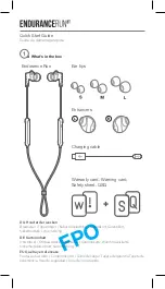 Предварительный просмотр 2 страницы Harman JBL ENDURANCE RUN BT Quick Start Manual