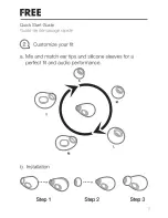 Preview for 3 page of Harman JBL Free Quick Start Manual