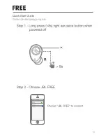 Preview for 9 page of Harman JBL Free Quick Start Manual