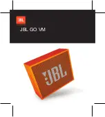 Preview for 1 page of Harman JBL GO VM Manual