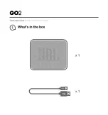 Предварительный просмотр 2 страницы Harman JBL GO2 Quick Start Manual