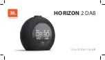 Harman JBL HORIZON 2 Quick Start Manual предпросмотр