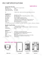 Preview for 13 page of Harman JBL IRX100 Series User Manual