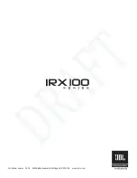 Preview for 26 page of Harman JBL IRX100 Series User Manual