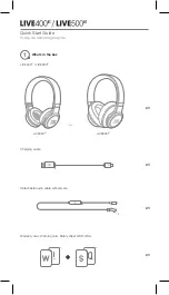 Preview for 2 page of Harman JBL LIVE400 BT Quick Start Manual