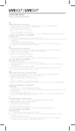 Preview for 18 page of Harman JBL LIVE400 BT Quick Start Manual