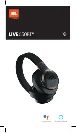 Preview for 1 page of Harman JBL LIVE650BT NC Quick Start Manual