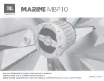 Harman JBL MARINE MBP10 Owner'S Manual preview