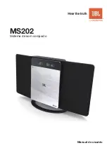 Harman JBL MS202 User Manual preview