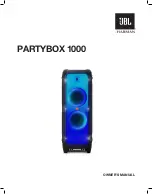 Harman JBL PARTYBOX 1000 Owner'S Manual предпросмотр