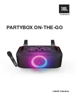 Harman JBL PARTYBOX ON-THE-GO Owner'S Manual preview