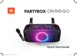 Harman JBL PARTYBOX ON-THE-GO Quick Start Manual preview