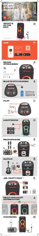 Harman JBL PartyBox Ultimate Quick Start Manual preview