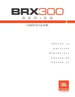 Harman JBL Professional BRX 300 Series User Manual предпросмотр