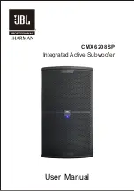 Harman JBL PROFESSIONAL CMX6208SP User Manual preview