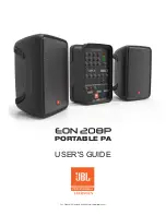 Harman JBL PROFESSIONAL EON208P User Manual preview