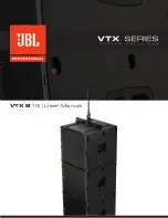 Preview for 1 page of Harman JBL Professional VTX Series User Manual