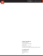 Preview for 2 page of Harman JBL Professional VTX Series User Manual