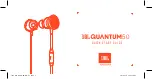 Harman JBL QUANTUM 50 Quick Start Manual предпросмотр