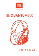 Harman JBL Quantum 800 Owner'S Manual preview