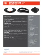 Предварительный просмотр 18 страницы Harman JBL Soundgear BTA Quick Start Manual