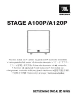 Preview for 19 page of Harman JBL STAGE A100P Owner'S Manual