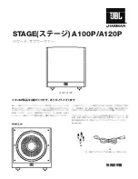 Preview for 63 page of Harman JBL STAGE A100P Owner'S Manual