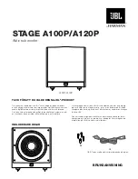 Preview for 105 page of Harman JBL STAGE A100P Owner'S Manual