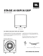 Preview for 21 page of Harman JBL STAGE A120P Owner'S Manual