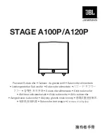 Preview for 109 page of Harman JBL STAGE A120P Owner'S Manual