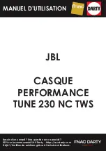 Harman JBL TUNE 230 NC TWS Quick Start Manual preview