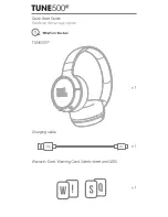 Preview for 2 page of Harman JBL TUNE 500BT Quick Start Manual