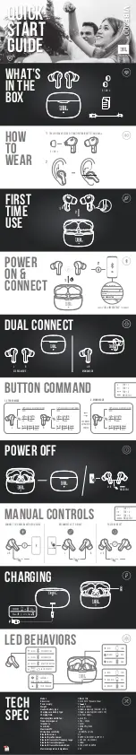 Harman JBL Vibe 200 TWS Quick Start Manual preview