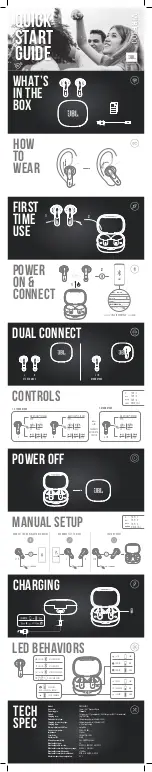 Harman JBL VIBE 300 TWS Quick Start Manual preview