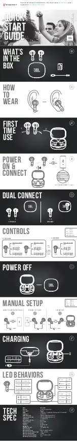 Harman JBL Wave 300 TWS Quick Start Manual preview