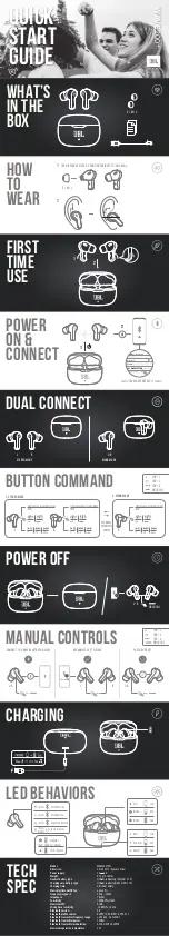 Harman JBL WAVE200TWS Quick Start Manual preview