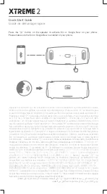 Preview for 6 page of Harman JBL XTREME 2 User Manual