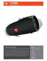 Preview for 14 page of Harman JBL XTREME Manual