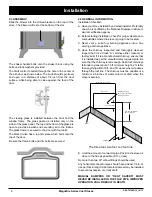 Предварительный просмотр 6 страницы Harman Magnafire Series Coal Stove Mark I Installation And Operating Manual