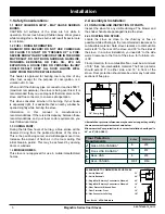 Preview for 5 page of Harman Magnafire Series Coal StovesMark I Installation And Operating Manual