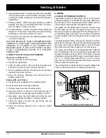 Preview for 8 page of Harman Magnafire Series Coal StovesMark I Installation And Operating Manual